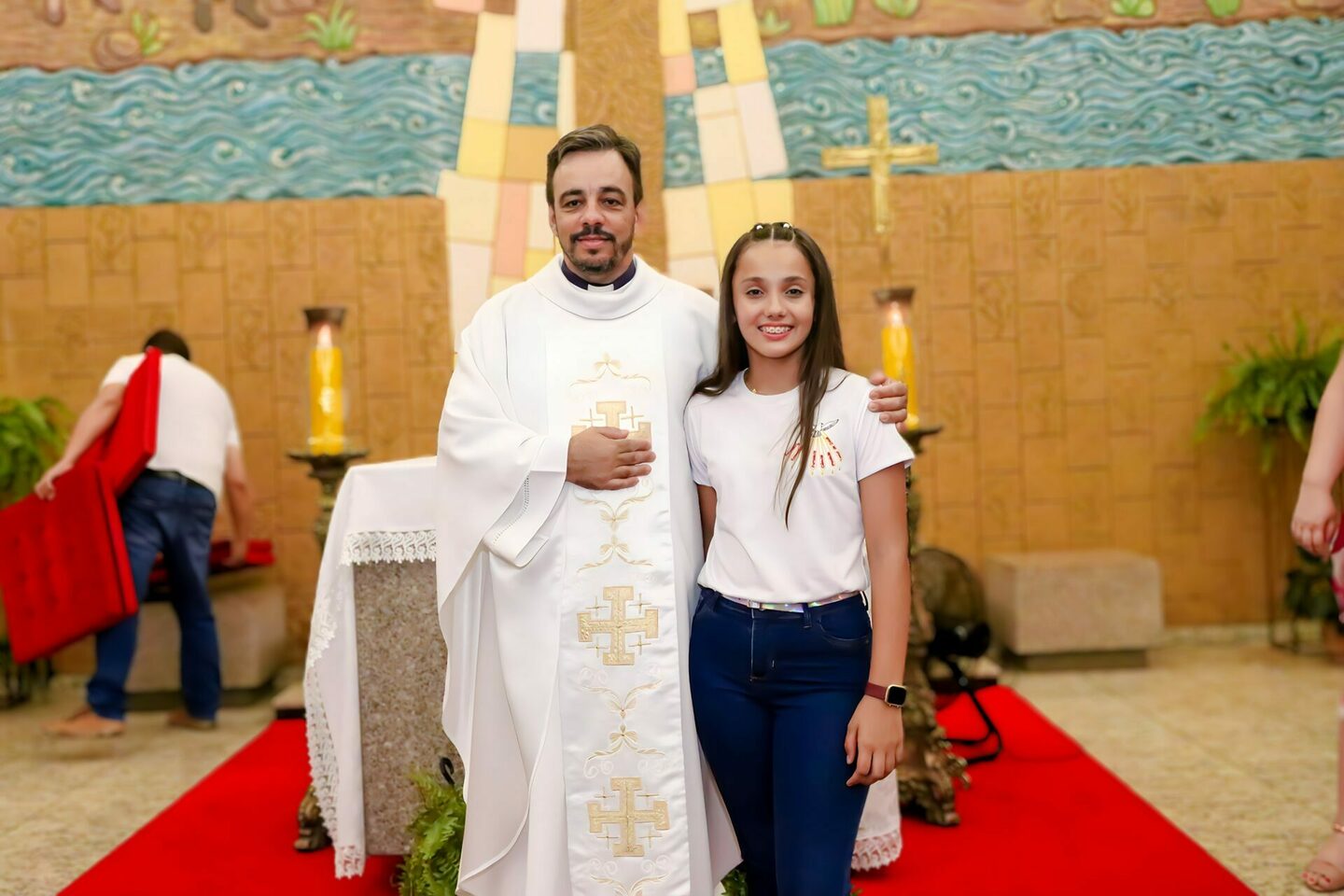 Primeira Comunhão YASMIN - mamãe BRUNA