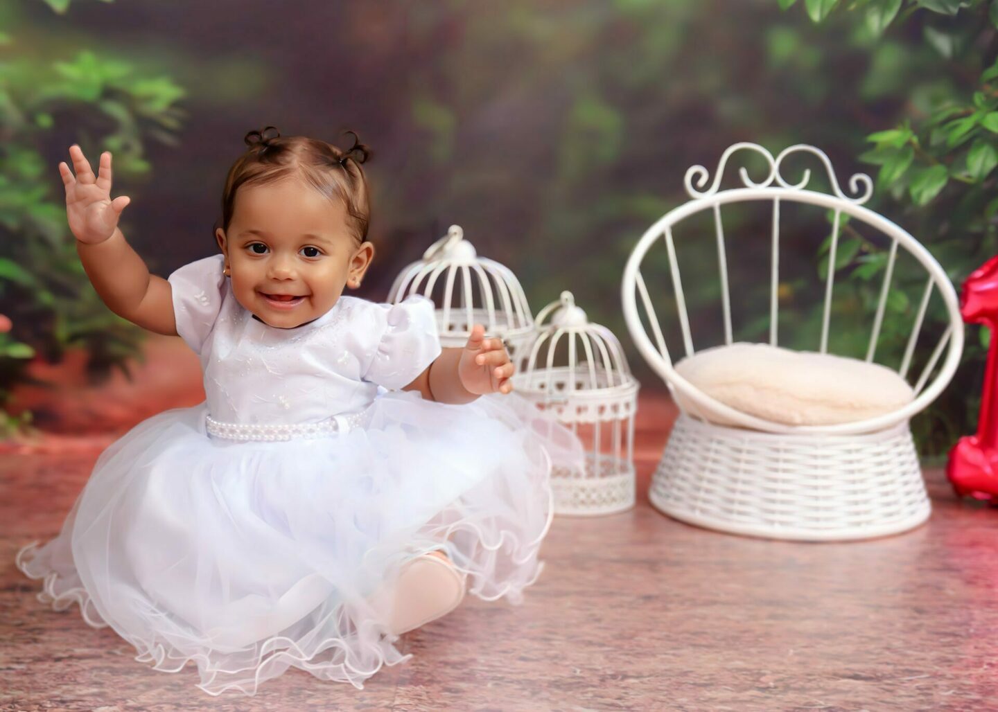 MARIA HELENA completando seu 1ºANINHO- Mamãe QUELI