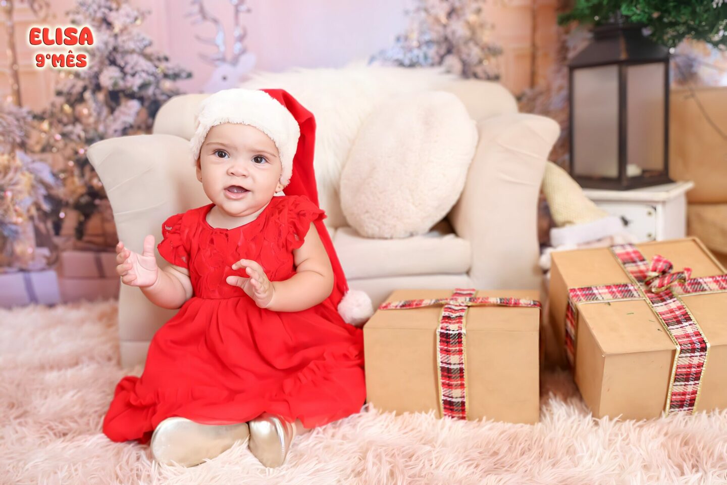 ELISA completando seu 9ºMÊS- Mamãe ALINE