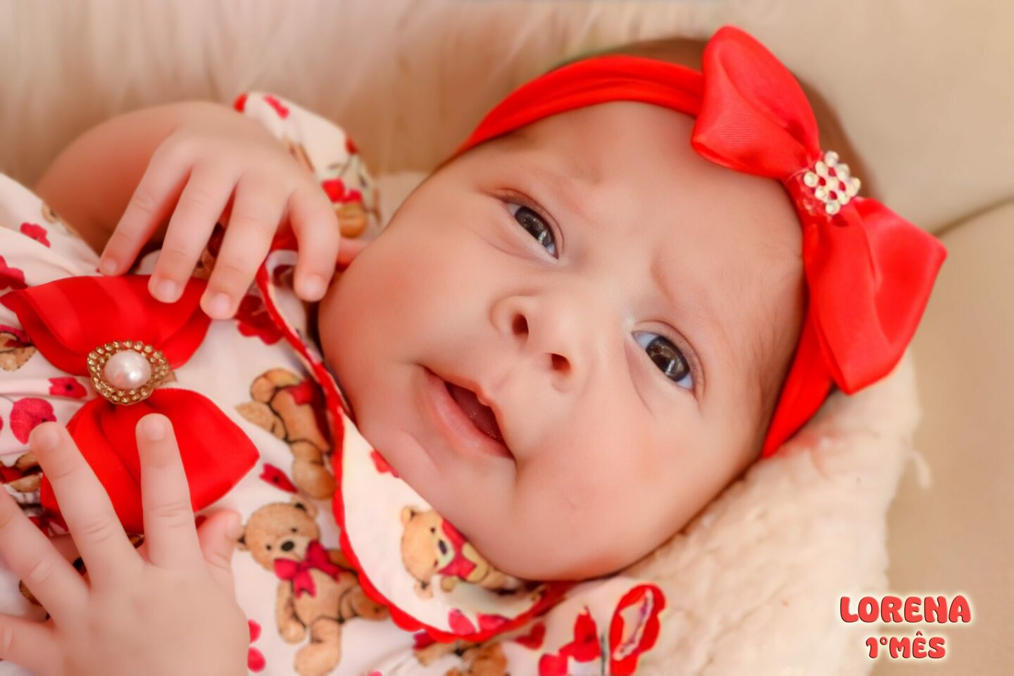 LORENA completando seu 1ºMÊS- Mamãe MICAELI