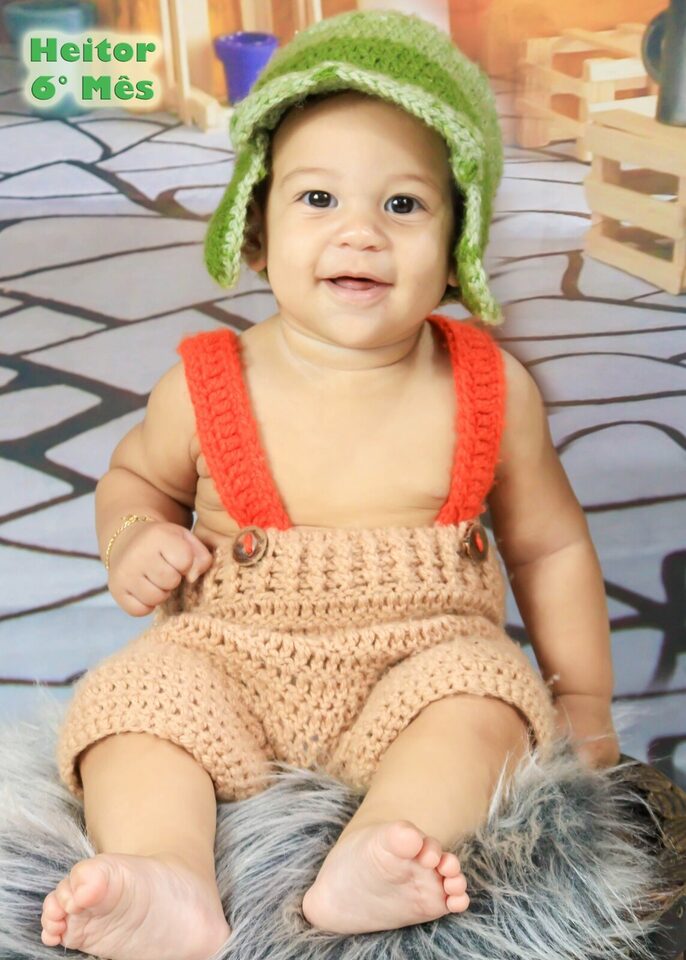 Heitor completando 6 mês - Mamãe Cristina