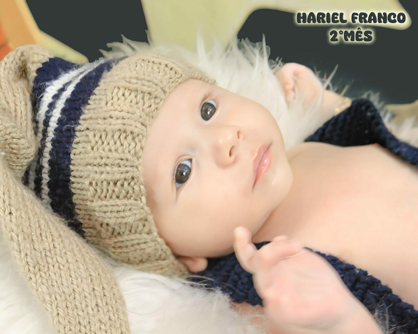 HARIEL FRANCO - completando seu 2° mês- mamãe FABIANA