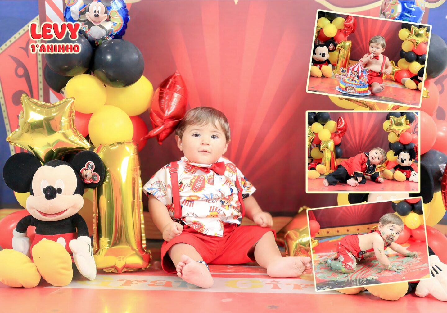 LEVY- completando seu 1° ANINHO- mamãe LUCIANA