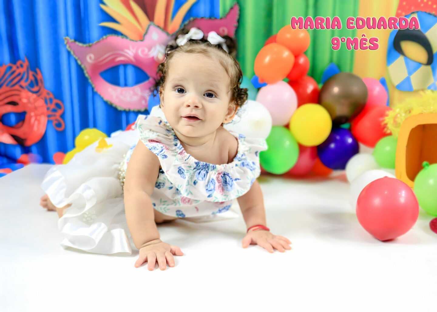 MARIA EDUARDA  - completando seu 9° mês- mamãe ELIANE