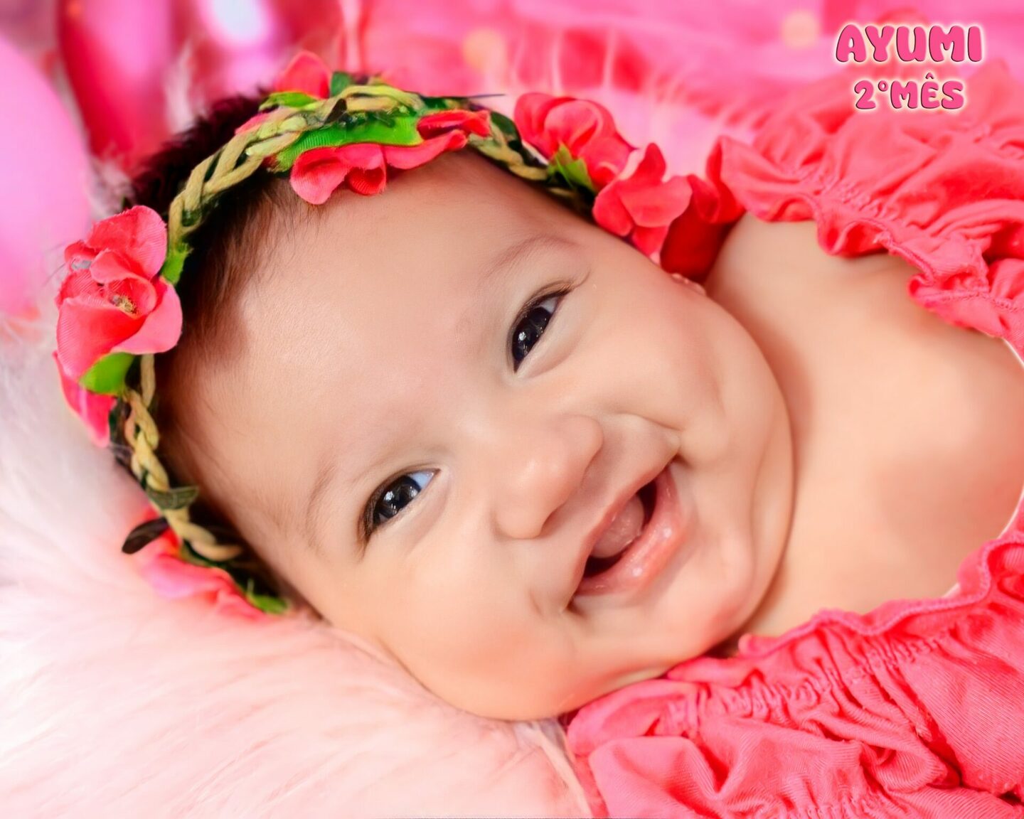 AYUMI  - completando seu 2° mês- mamãe EMILLY