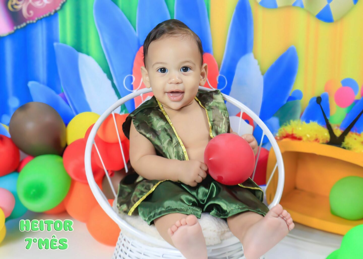 HEITOR  - completando seu 7° mês- mamãe CRISTINA