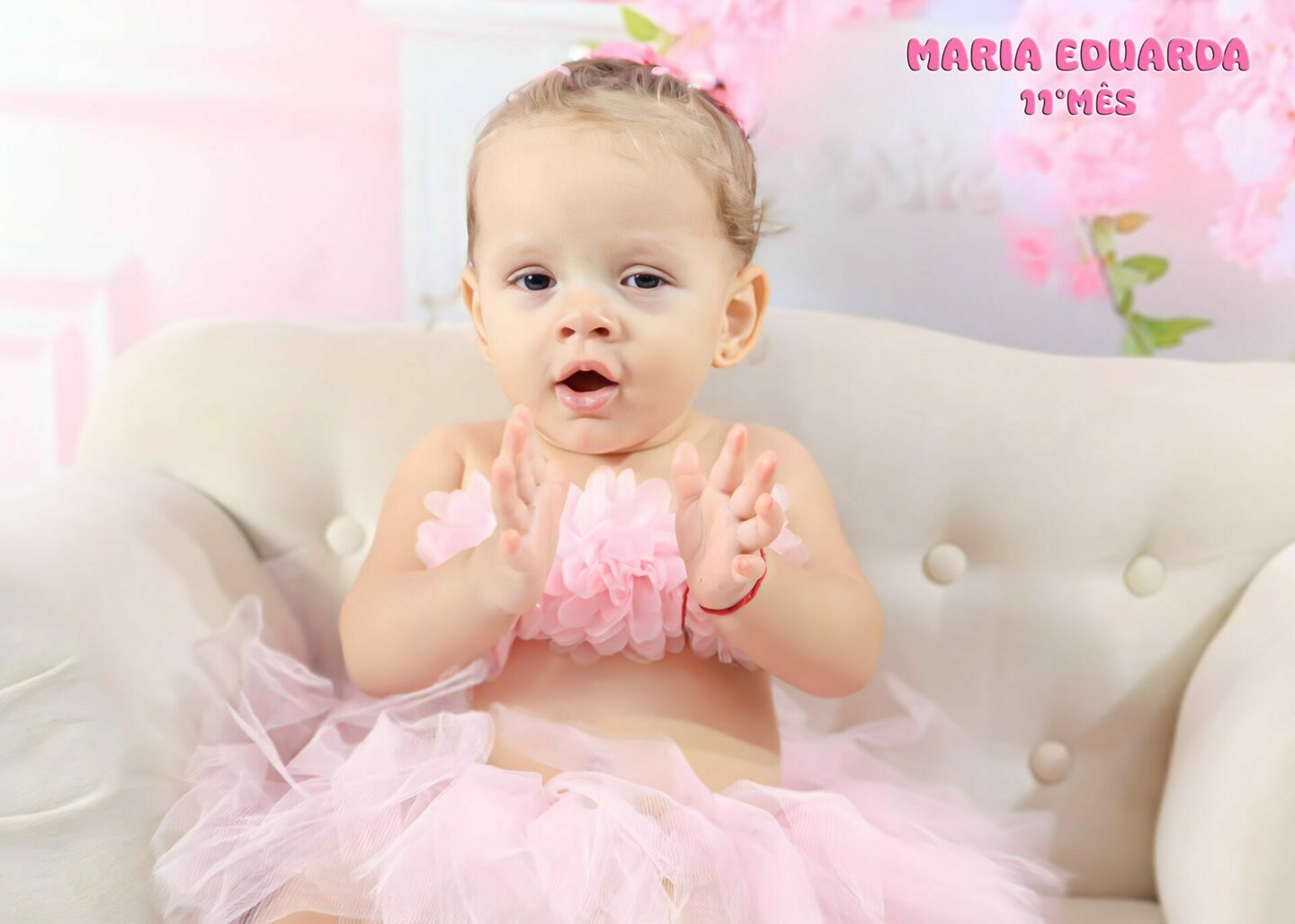 MARIA EDUARDA - completando seu 11° MÊS- mamãe ELIANE