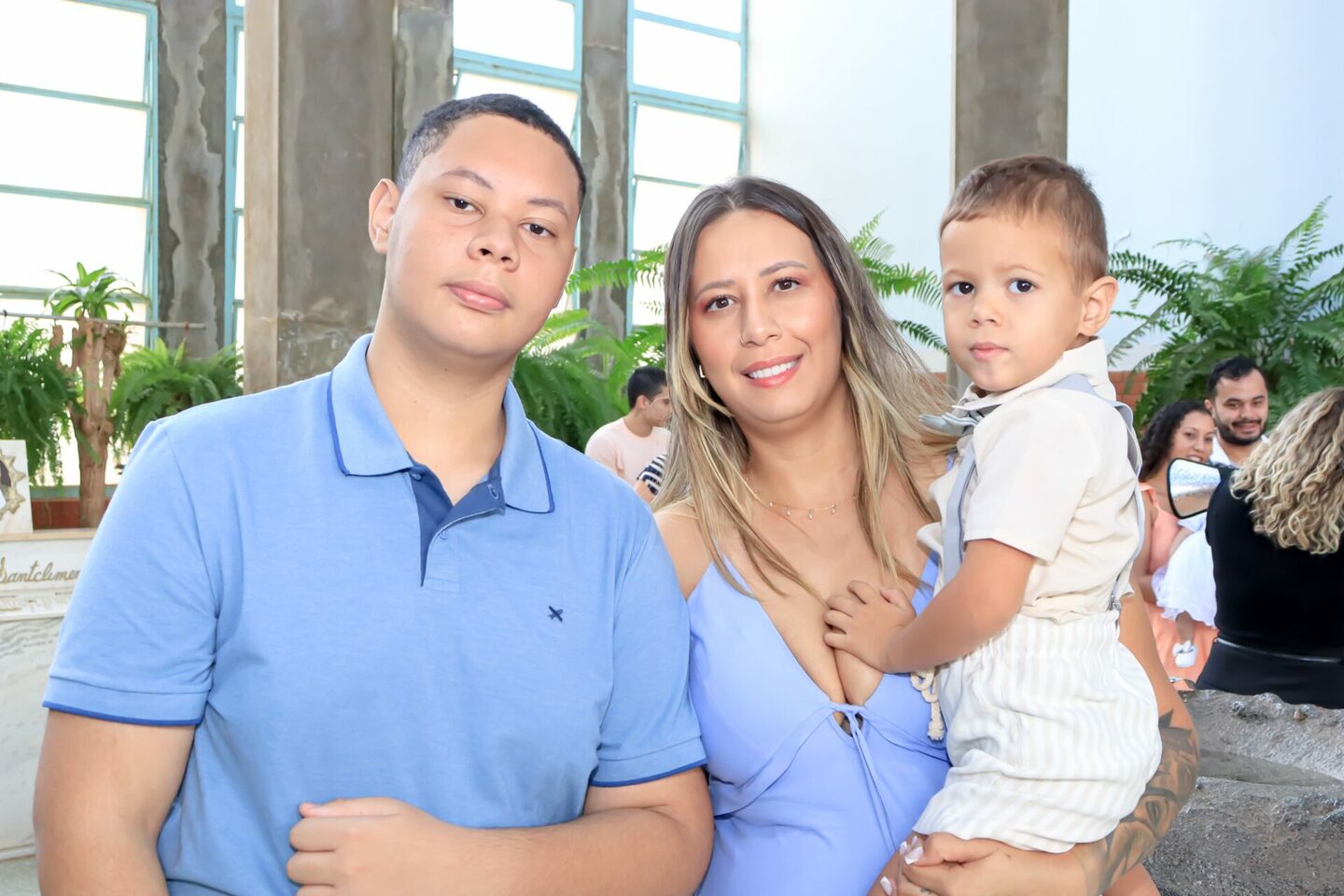 Batizado Pietro - Mamãe Leticia - Igreja Matriz São João Batista