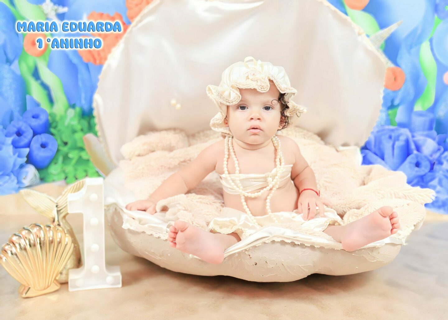 MARIA EDUARDA - completando seu 1° ANINHO- mamãe ELIANE