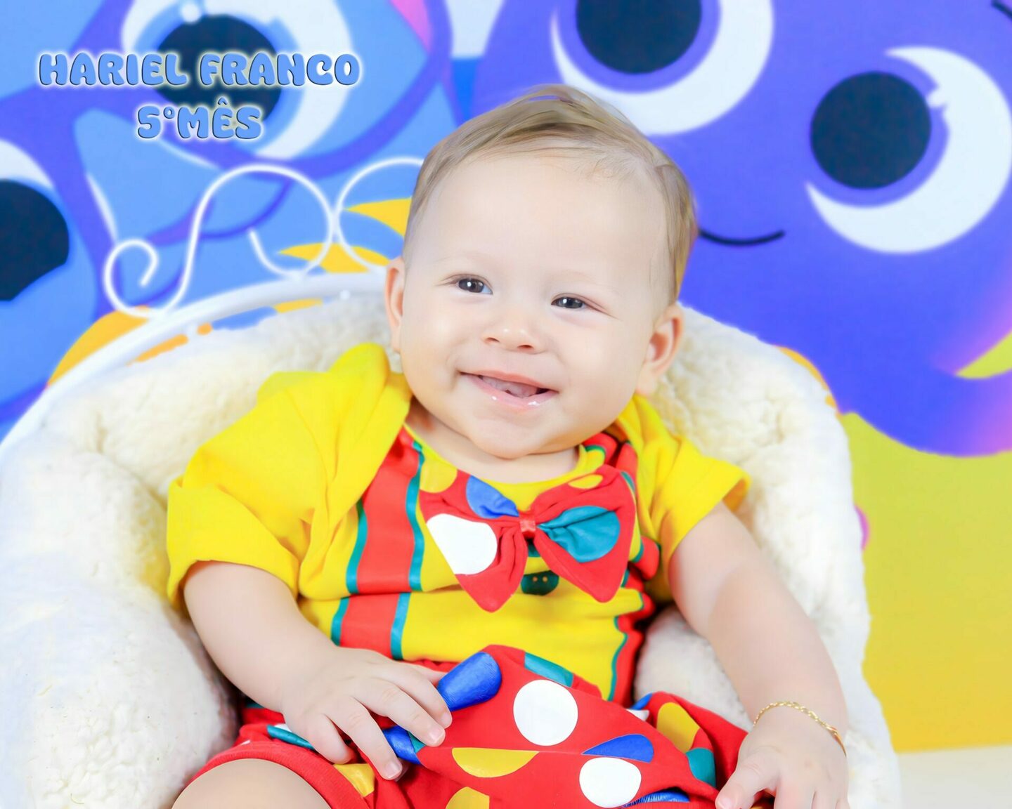 HARIEL FRANCO  - completando seu 5° MÊS- mamãe FABIANA