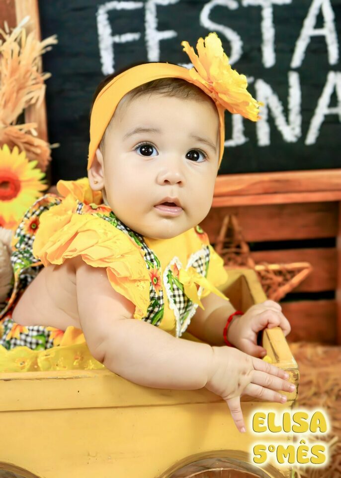 ELISA - completando seu 5° MÊS- mamãe ERICA