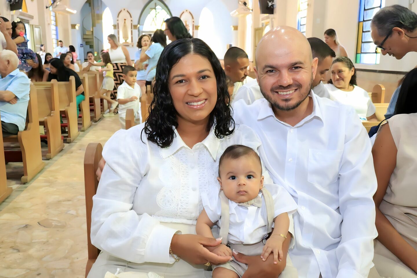 Batizado ANTHONY GABRIEL - mamãe Bruna - Santuário Nossa Senhora Aparecida