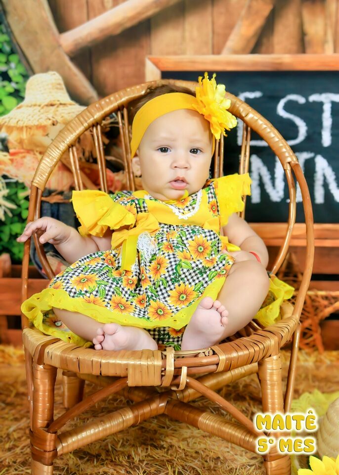 MAITÊ - completando seu 5° MÊS- mamãe MARIA