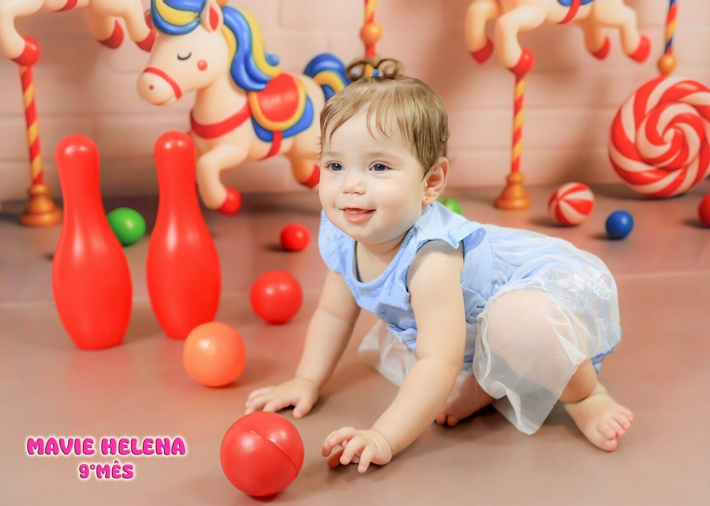MAVIE HELENA - completando seu 9° MÊS- mamãe KAUANI