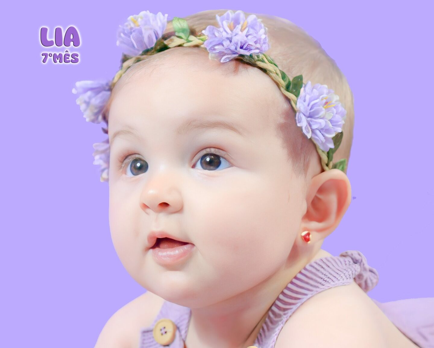 LIA - completando seu 7° MÊS- mamãe JULIANE