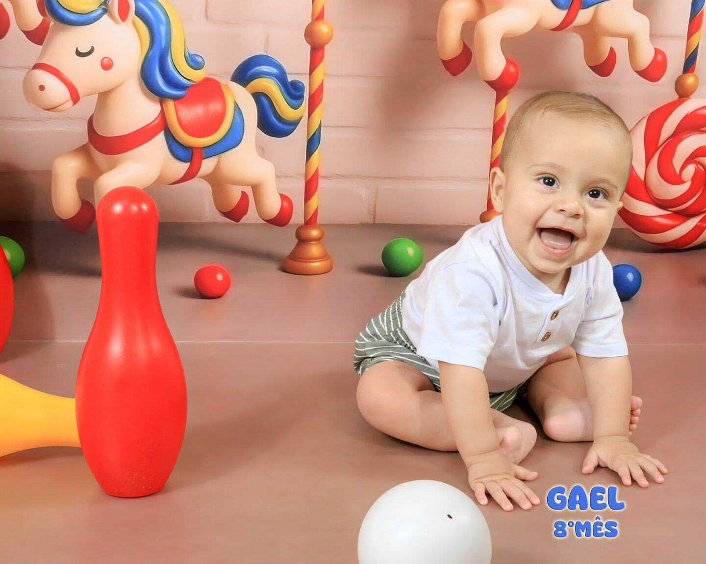 GAEL- completando seu 8° MÊS- mamãe GABRIELA