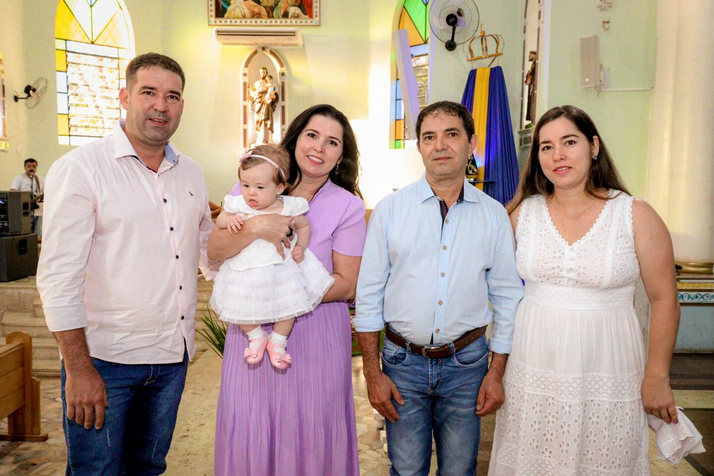 Batizado Isabela - Mamãe Edileusa - Santuário Nossa Senhora Aparecida