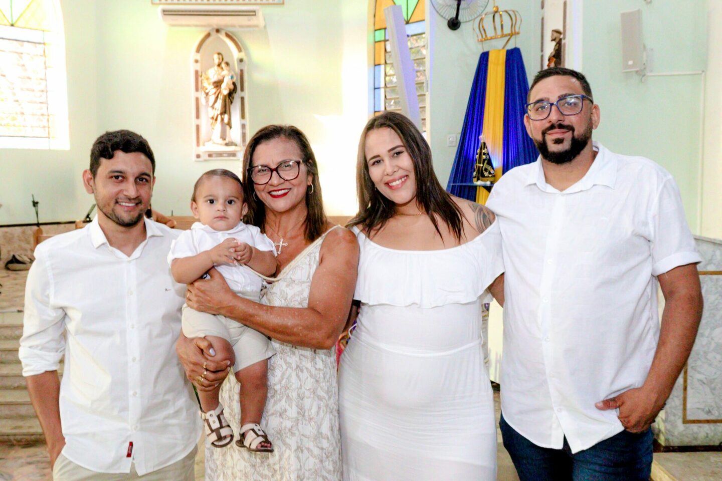 Batizado Thomas - mamãe Amanda - Santuário Nossa Senhora Aparecida