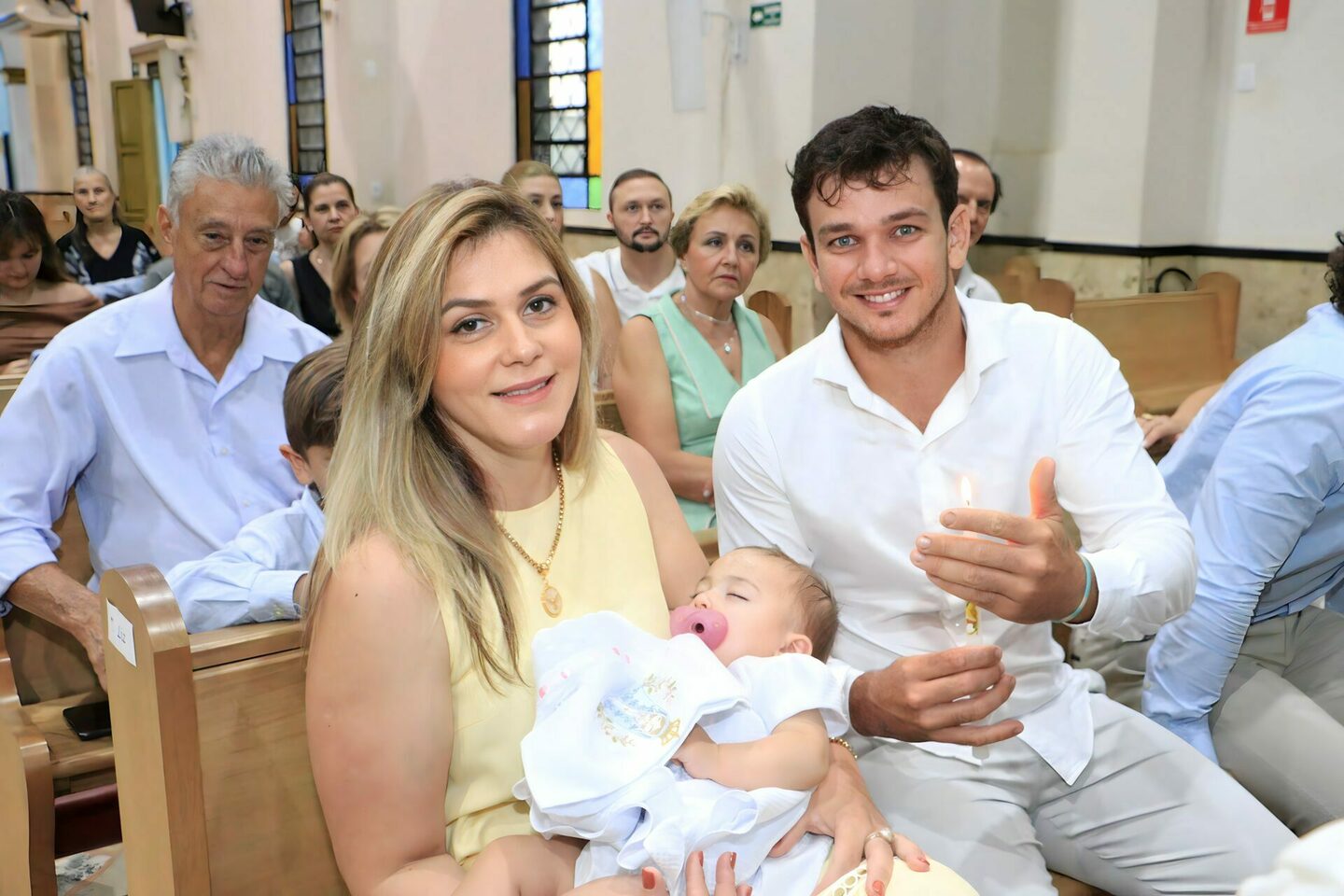Batizado LIZ- mamãe LIGIA - Santuário Nossa Senhora Aparecida