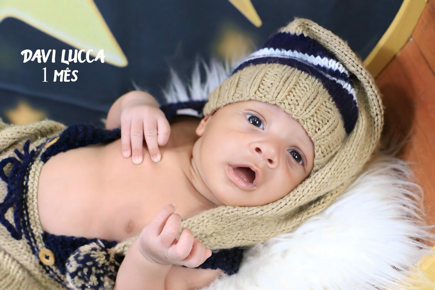 Davi Lucca - completando seu 1º mês - Mamãe Júlia
