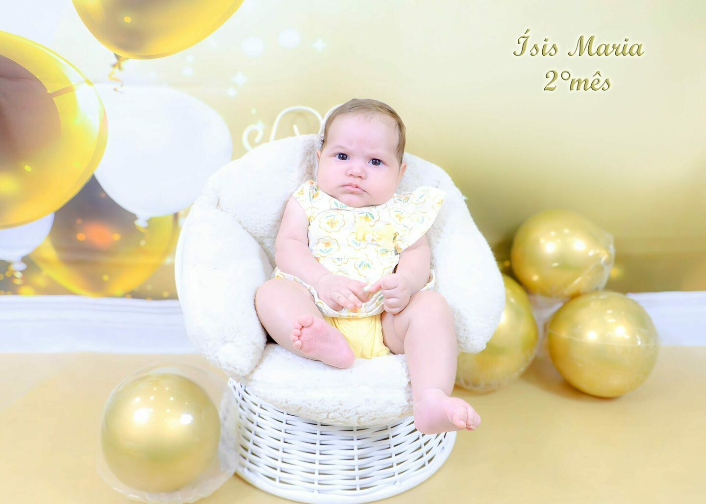 ISIS MARIA  - completando seu 2° MÊS- mamãe CARISA