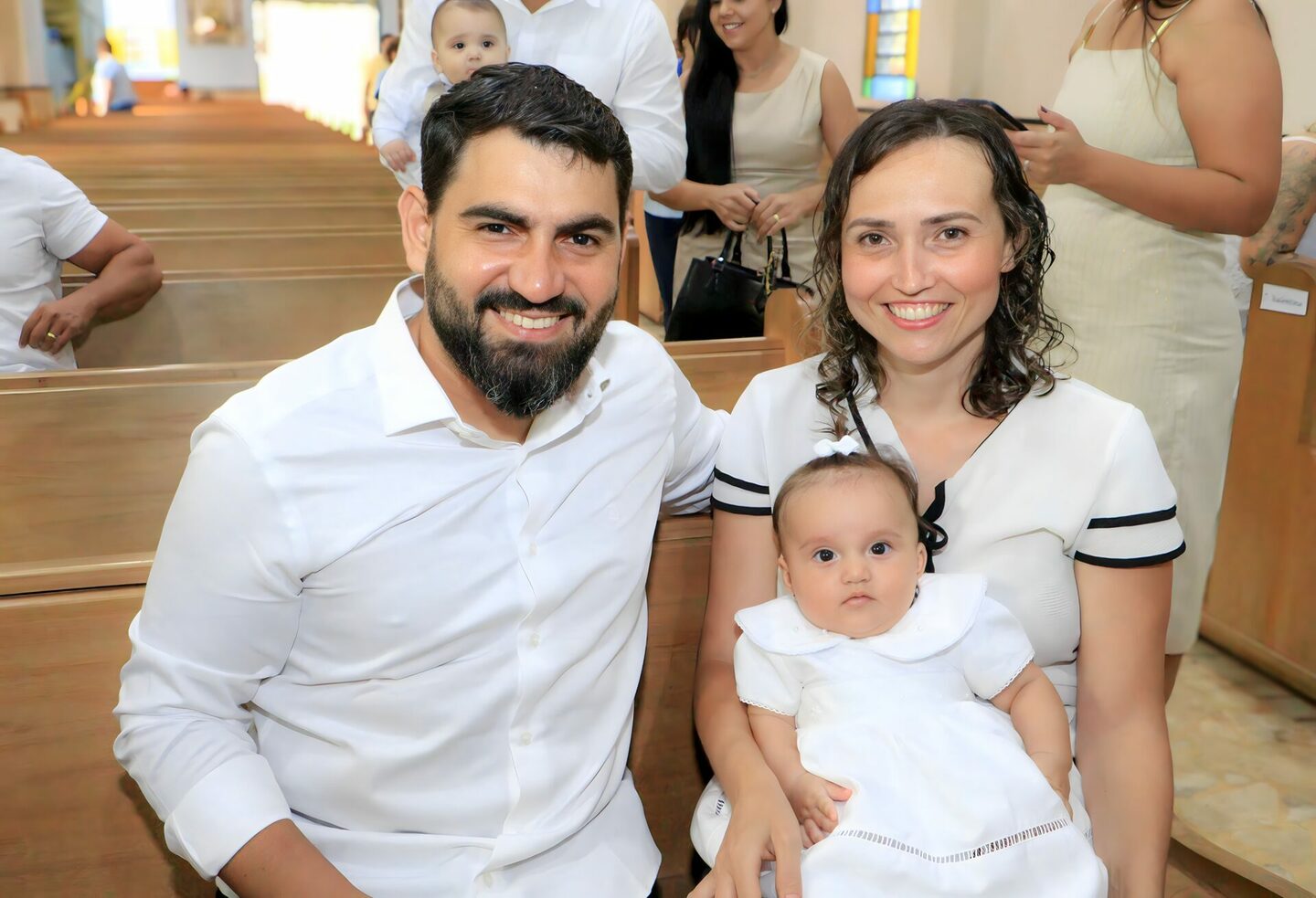 Batizado Cecília- mamãe Danila - Santuário Nossa Senhora Aparecida