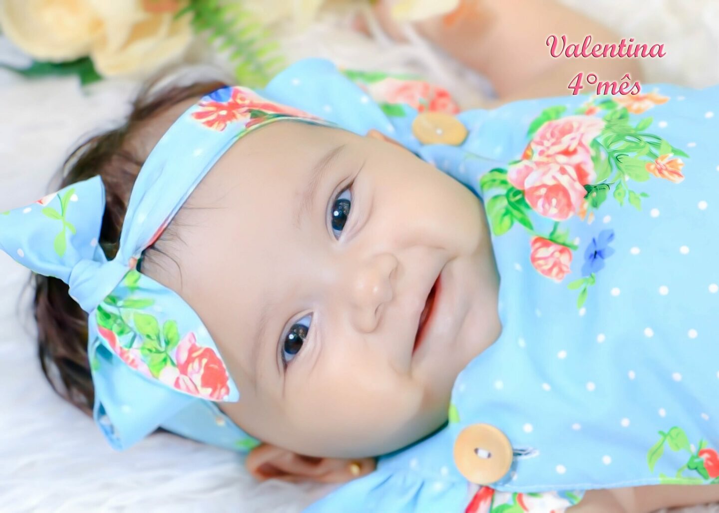 VALENTINA - completando seu 4° MÊS- mamãe INGRID