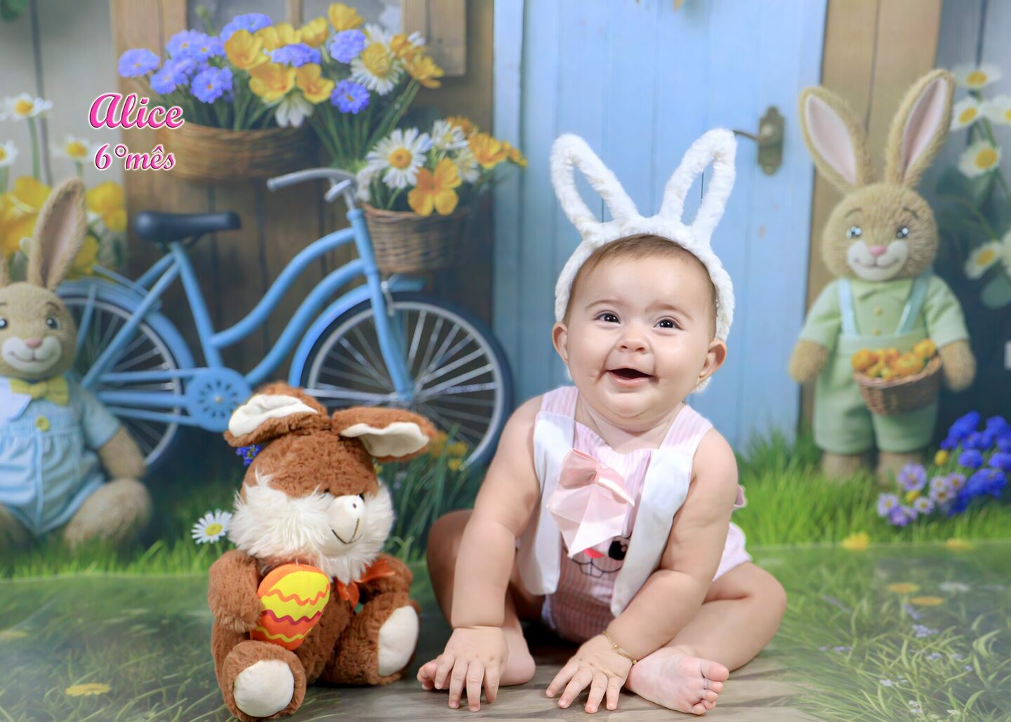 ALICE- completando seu 6° MÊS- mamãe POLIANA
