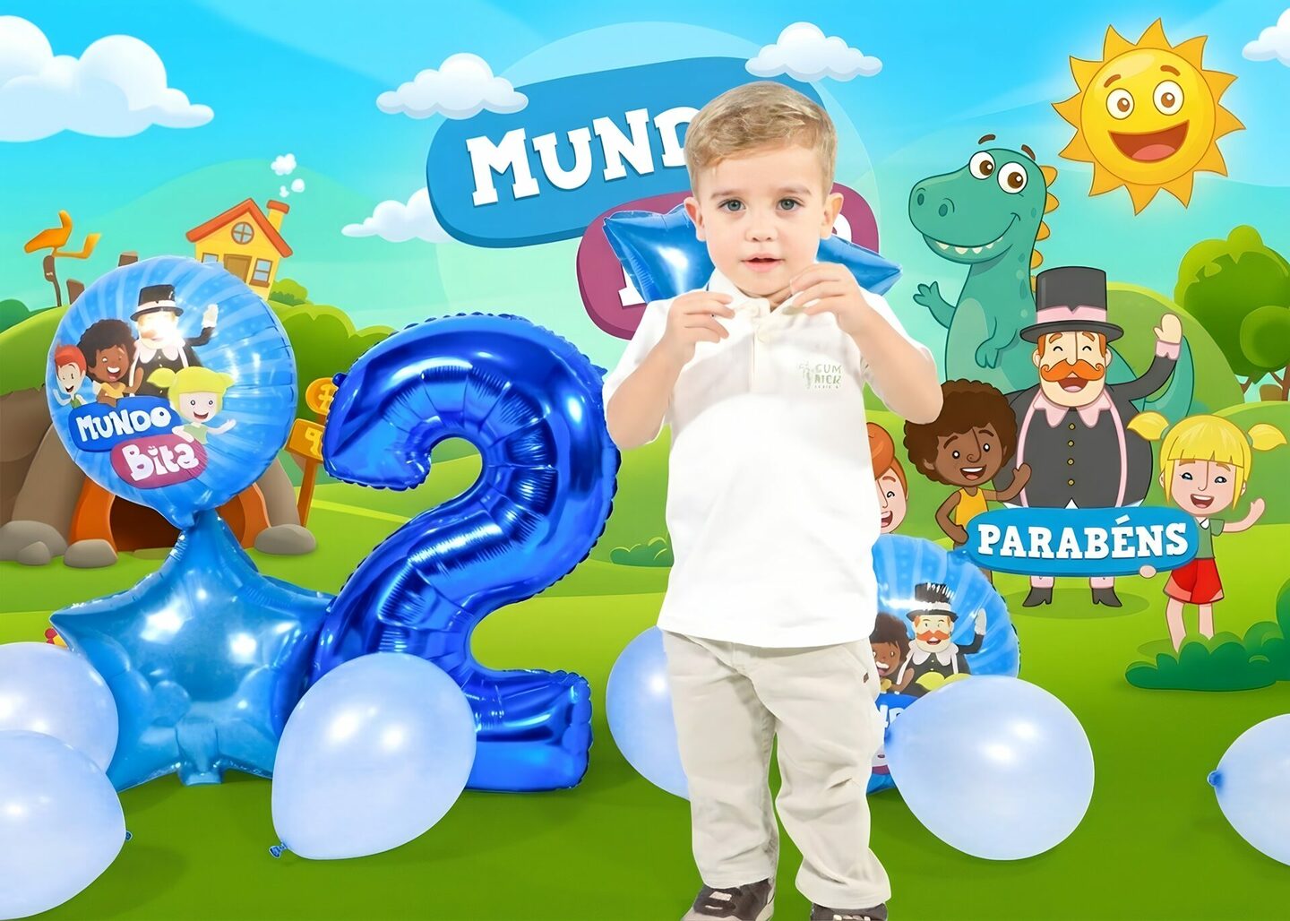 BOOK INFANTIL - GUILHERME 2 ANOS